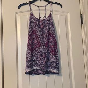 patterned tank top